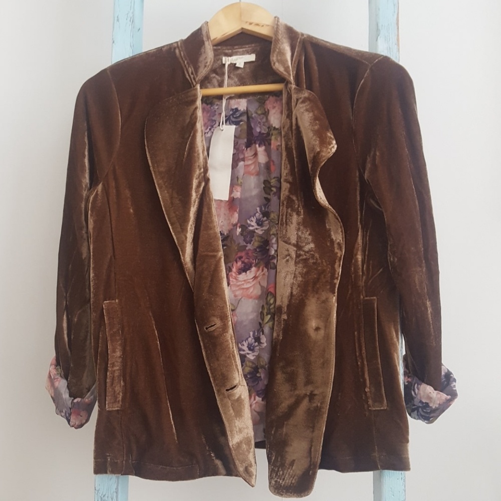 Velvet blazer